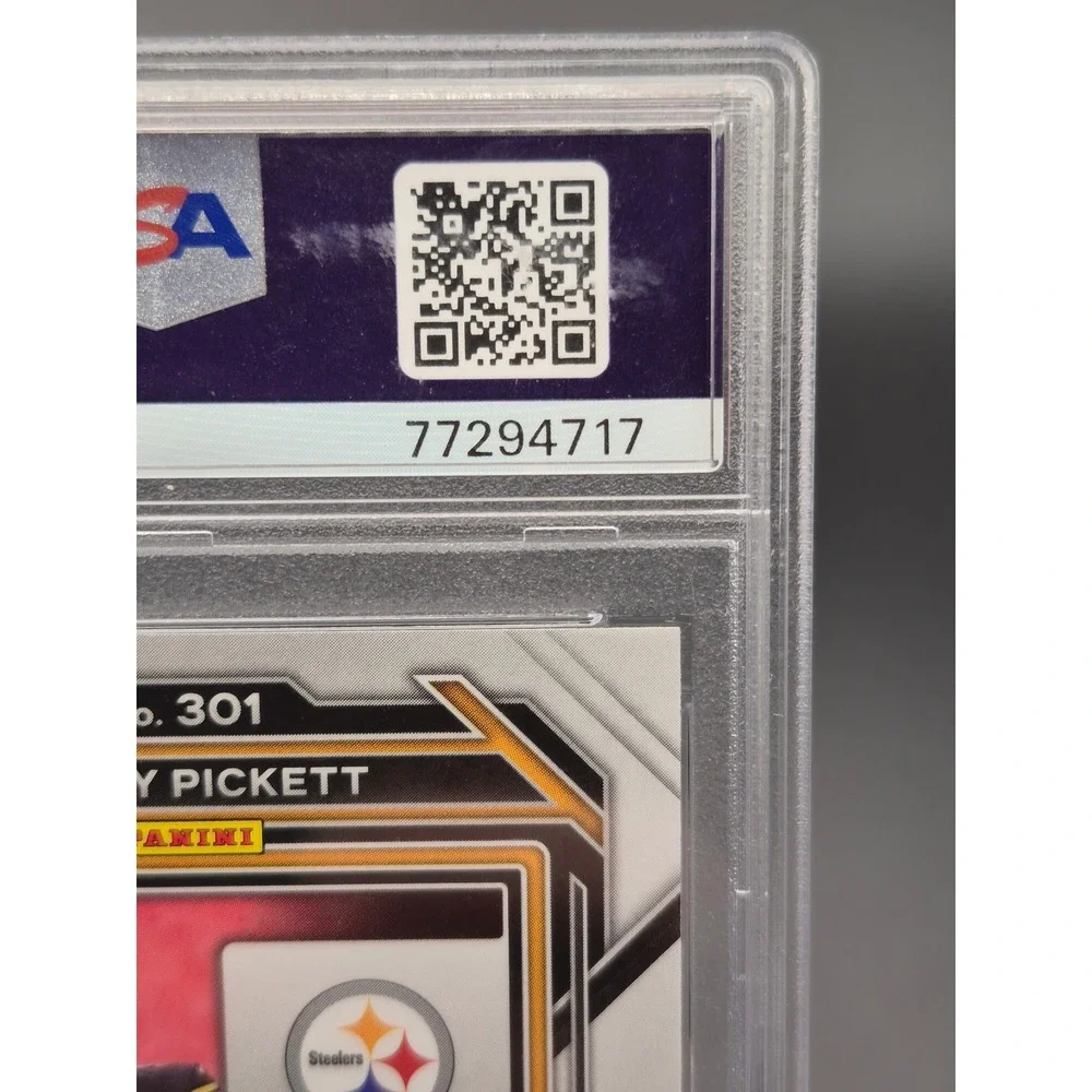 2022 Panini Prizm Kenny Pickett #301‎ Base Rookie RC PSA 10 GEM MT Steelers
